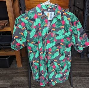 Hawaiian Tropical Bros Button Up